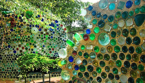 Glass Bottle Backyard Oasis